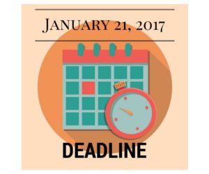 January 21, 2017 is the deadline for new Form I-9.