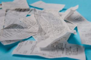 Piles of receipts aren’t a good bookkeeping system for your business.